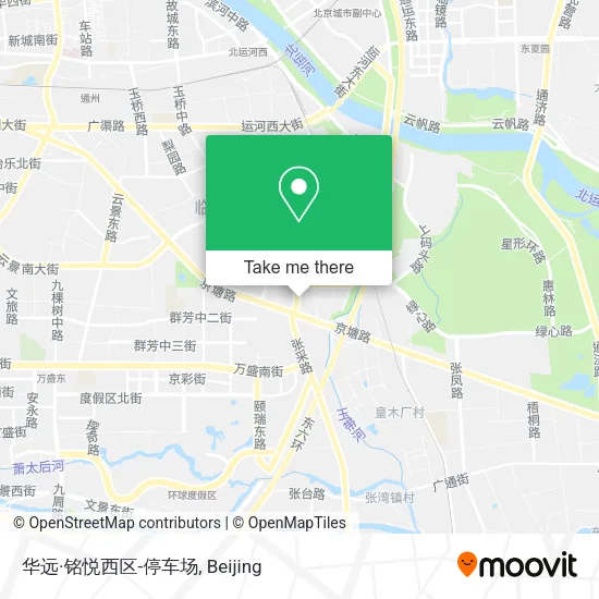 华远·铭悦西区-停车场 map