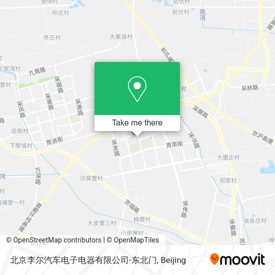 北京李尔汽车电子电器有限公司-东北门 map