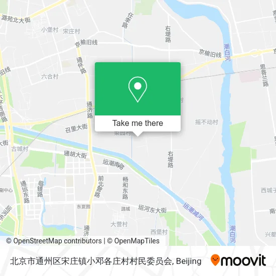 北京市通州区宋庄镇小邓各庄村村民委员会 map