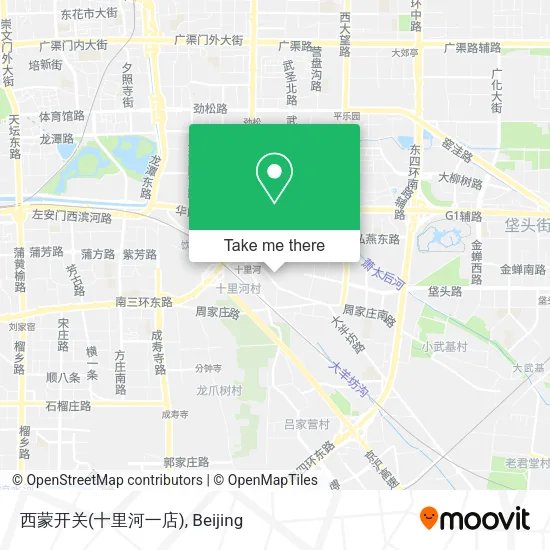 西蒙开关(十里河一店) map