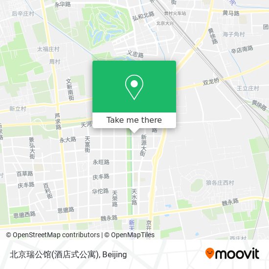 北京瑞公馆(酒店式公寓) map