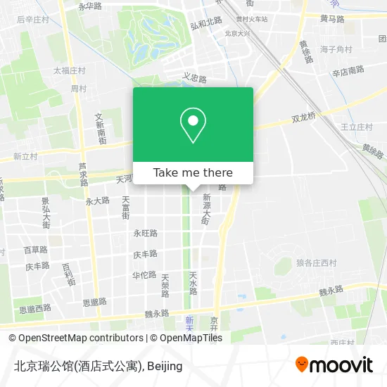 北京瑞公馆(酒店式公寓) map