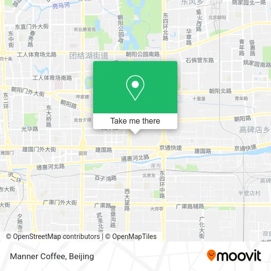 Manner Coffee map