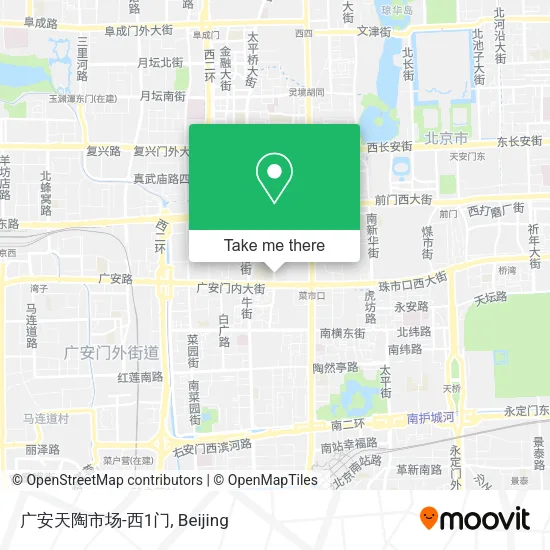 广安天陶市场-西1门 map