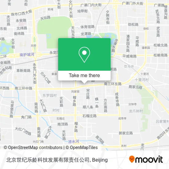 北京世纪乐龄科技发展有限责任公司 map