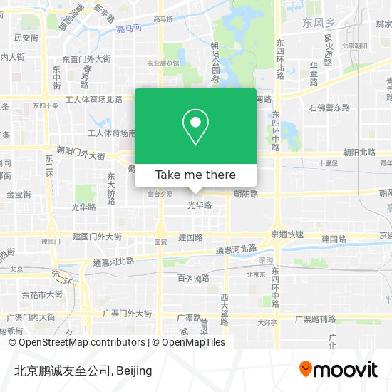 北京鹏诚友至公司 map