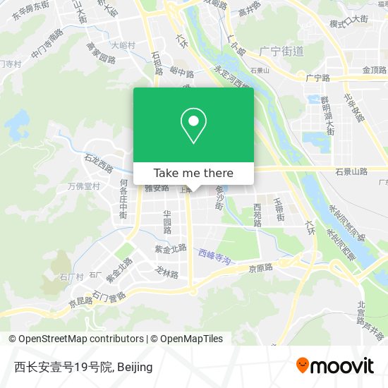西长安壹号19号院 map