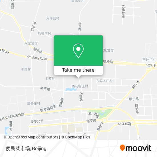 便民菜市场 map