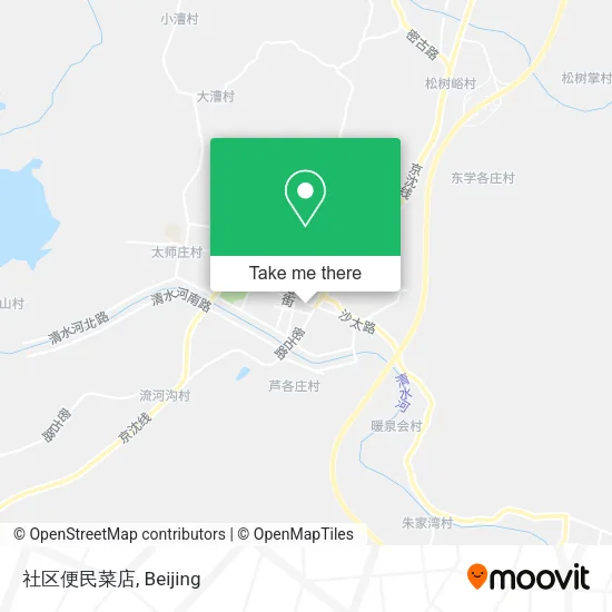 社区便民菜店 map