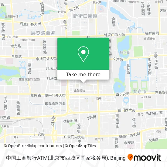 中国工商银行ATM(北京市西城区国家税务局) map