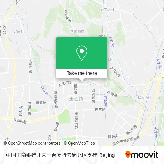 中国工商银行北京丰台支行云岗北区支行 map