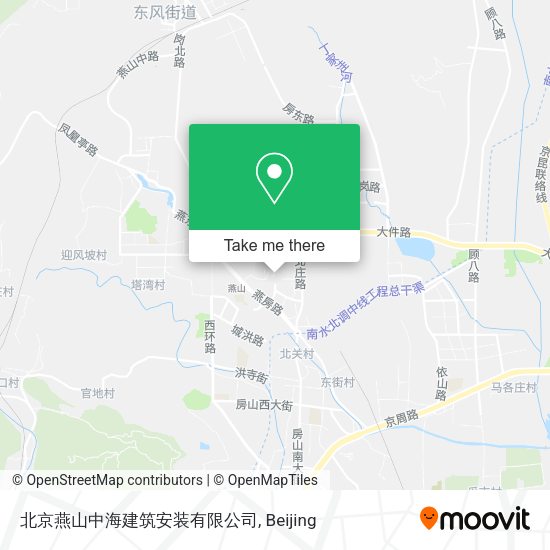 北京燕山中海建筑安装有限公司 map