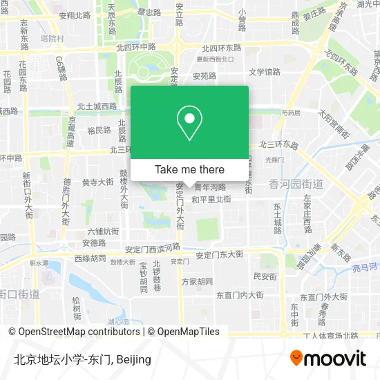 北京地坛小学-东门 map