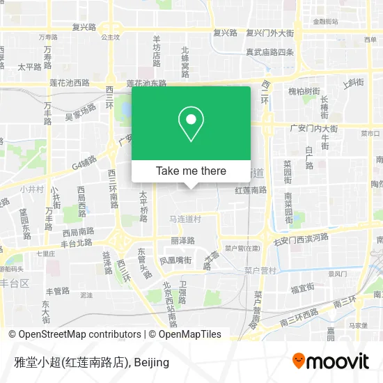雅堂小超(红莲南路店) map