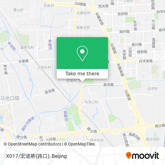 X017/宏道桥(路口) map