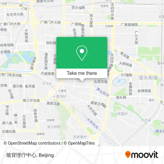 颈背理疗中心 map