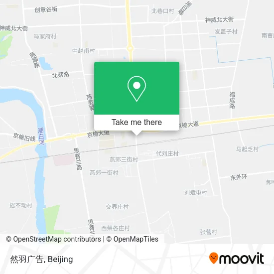然羽广告 map