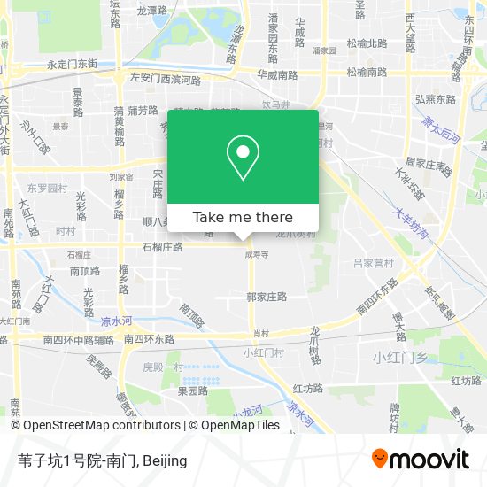 苇子坑1号院-南门 map