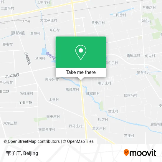 苇子庄 map