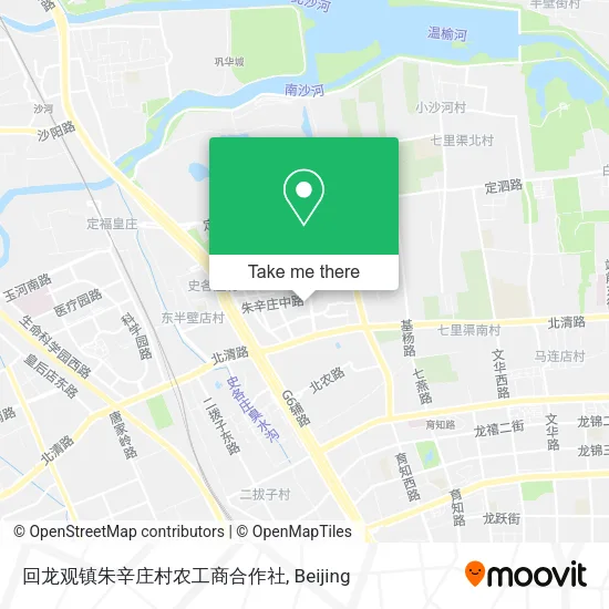 回龙观镇朱辛庄村农工商合作社 map