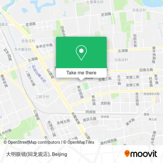 大明眼镜(回龙观店) map