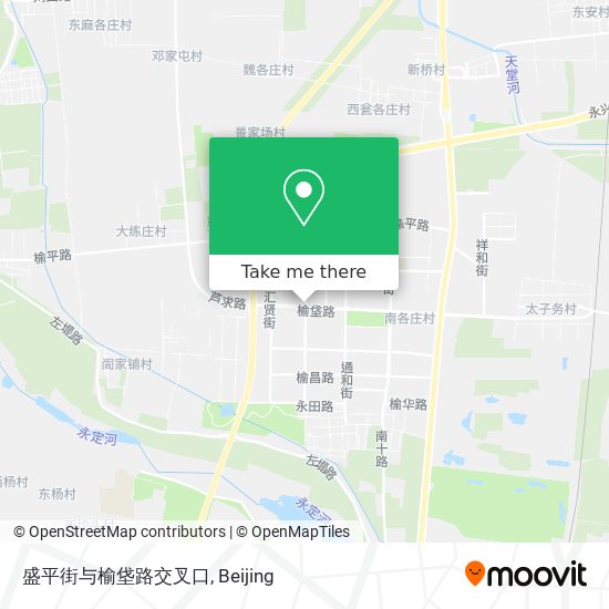 盛平街与榆垡路交叉口 map