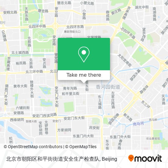 北京市朝阳区和平街街道安全生产检查队 map