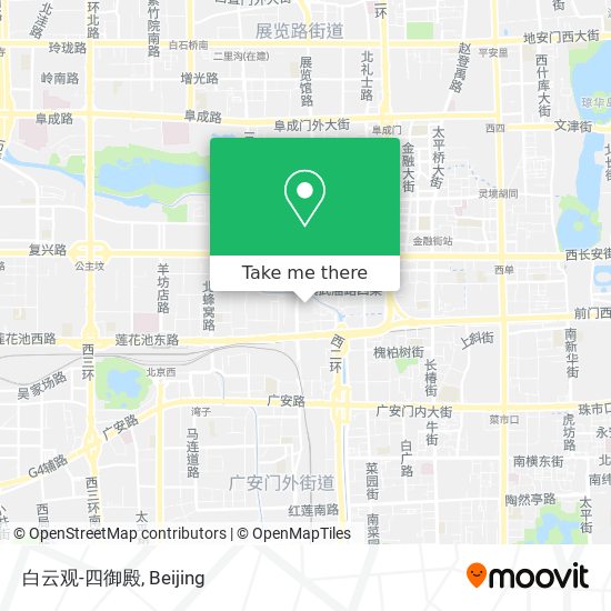 白云观-四御殿 map