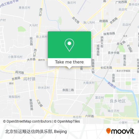 北京恒运顺达信鸽俱乐部 map