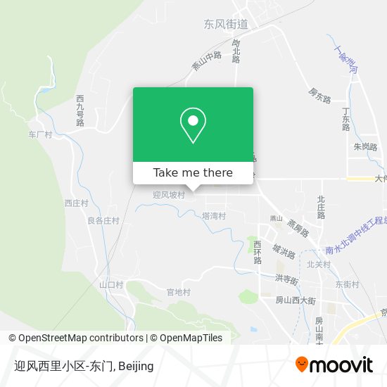 迎风西里小区-东门 map