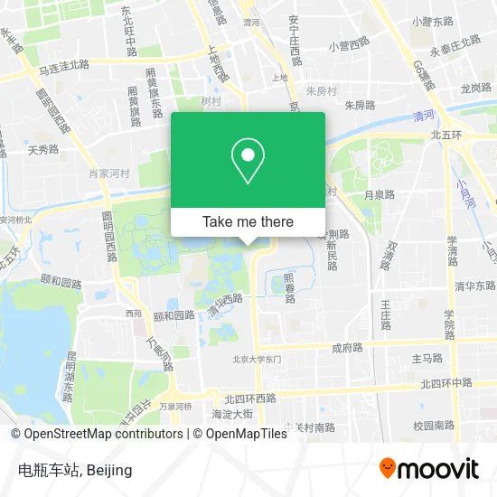 电瓶车站 map