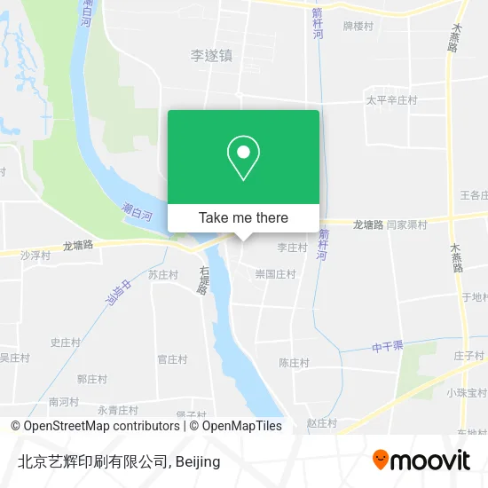 北京艺辉印刷有限公司 map