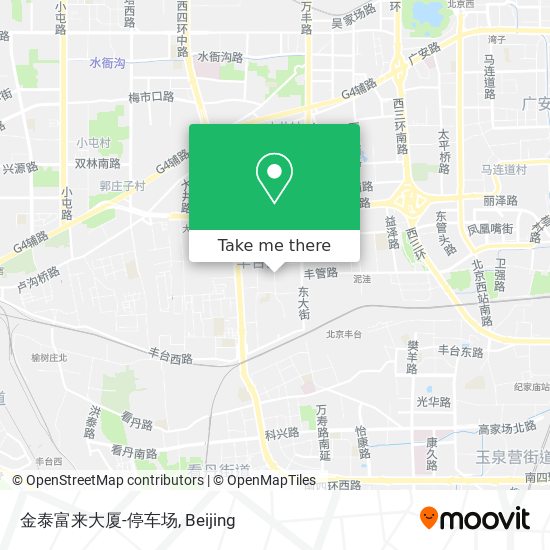 金泰富来大厦-停车场 map