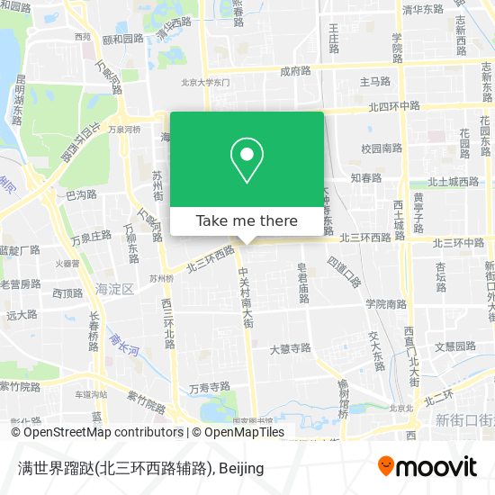 满世界蹓跶(北三环西路辅路) map