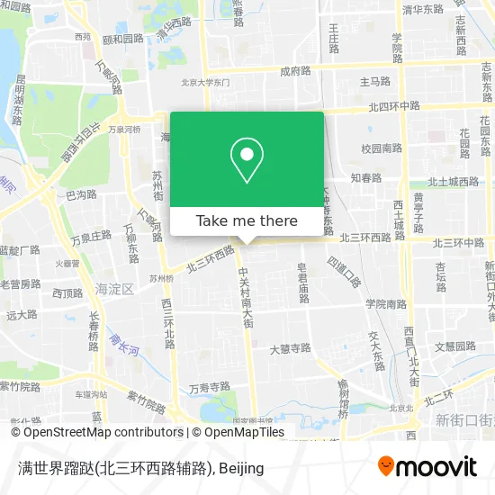 满世界蹓跶(北三环西路辅路) map