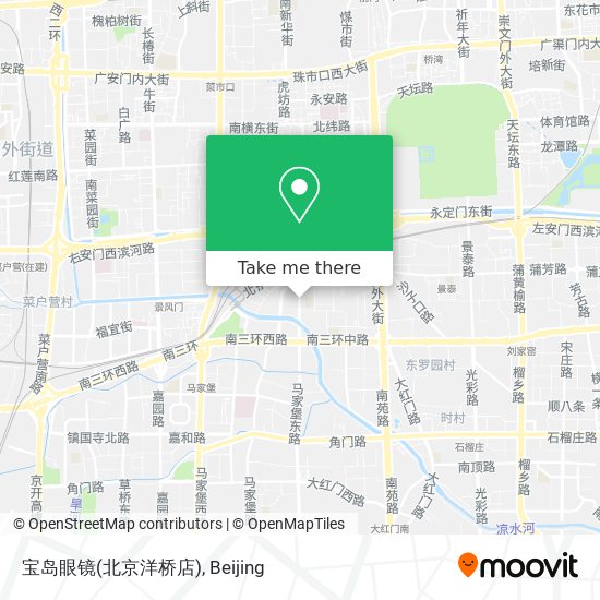 宝岛眼镜(北京洋桥店) map
