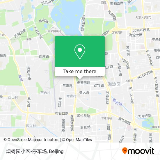 烟树园小区-停车场 map