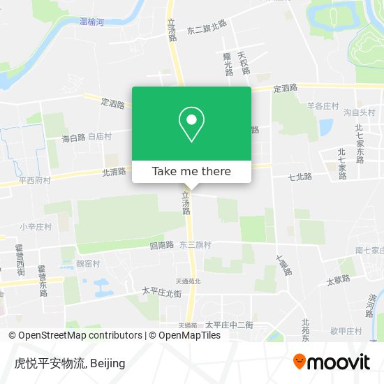 虎悦平安物流 map