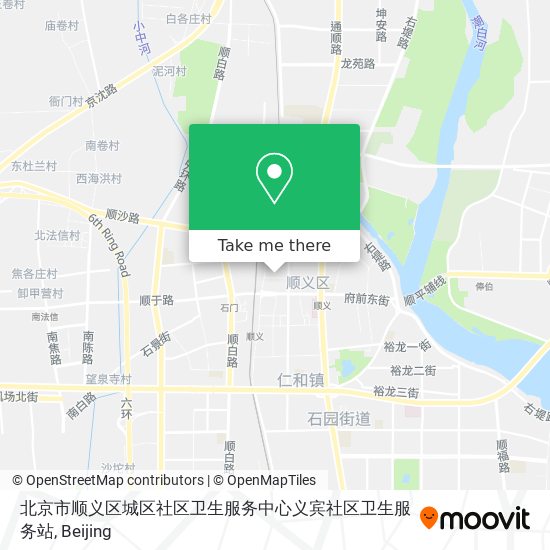 北京市顺义区城区社区卫生服务中心义宾社区卫生服务站 map