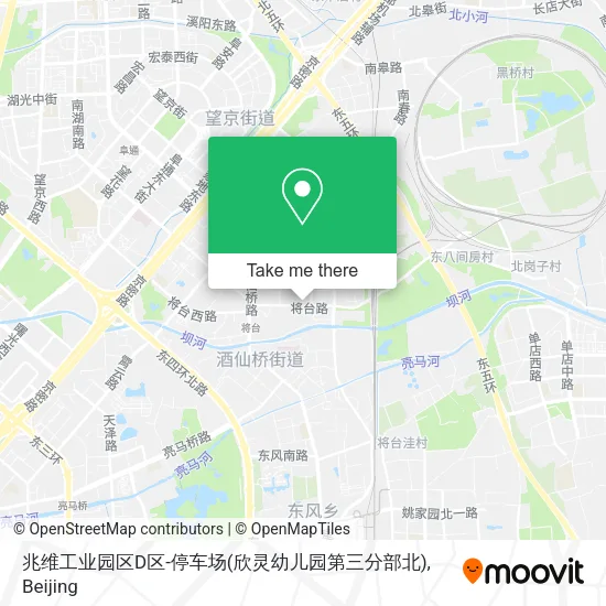 兆维工业园区D区-停车场(欣灵幼儿园第三分部北) map