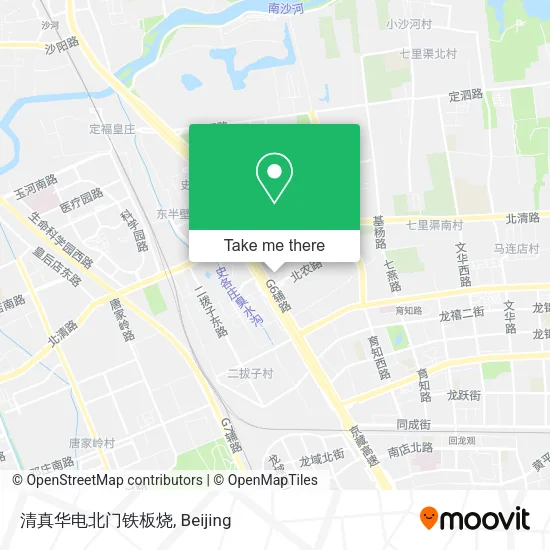 清真华电北门铁板烧 map