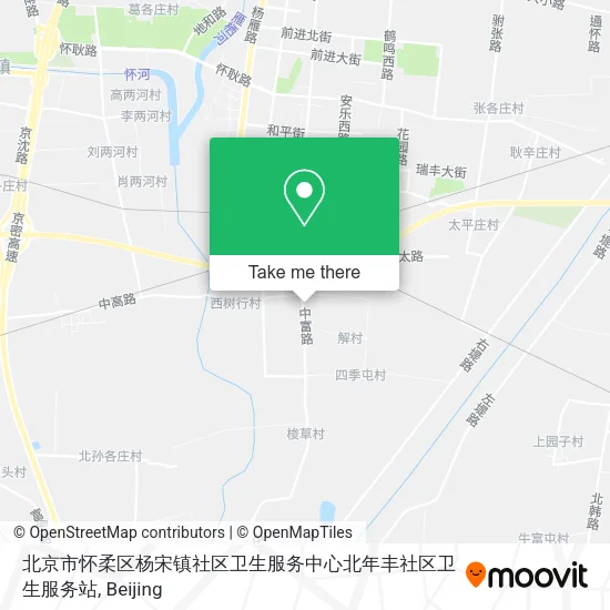 北京市怀柔区杨宋镇社区卫生服务中心北年丰社区卫生服务站 map