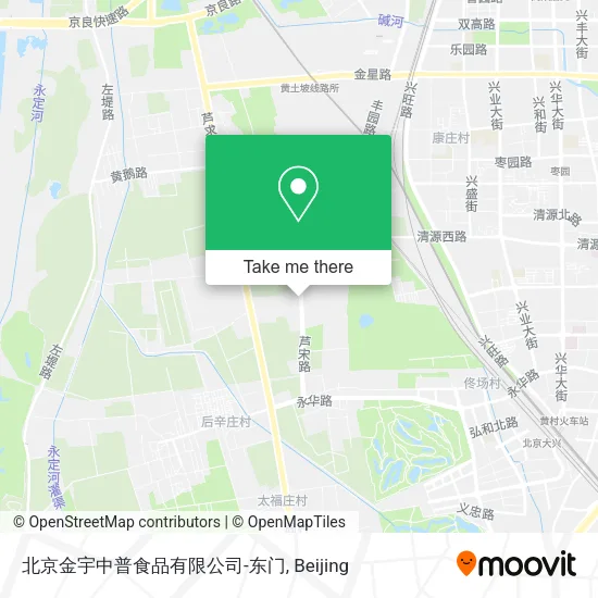 北京金宇中普食品有限公司-东门 map