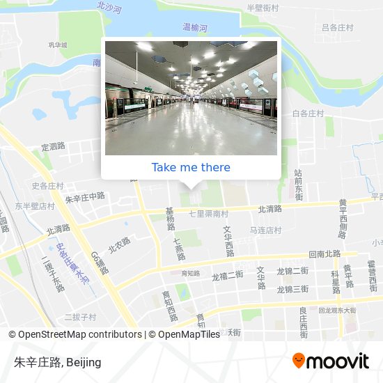 朱辛庄路 map