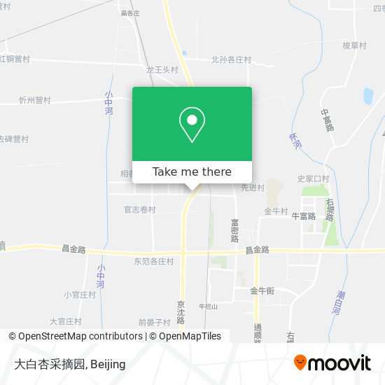 大白杏采摘园 map