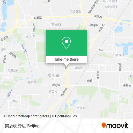 窦店收费站 map