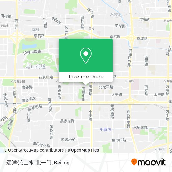 远洋·沁山水-北一门 map