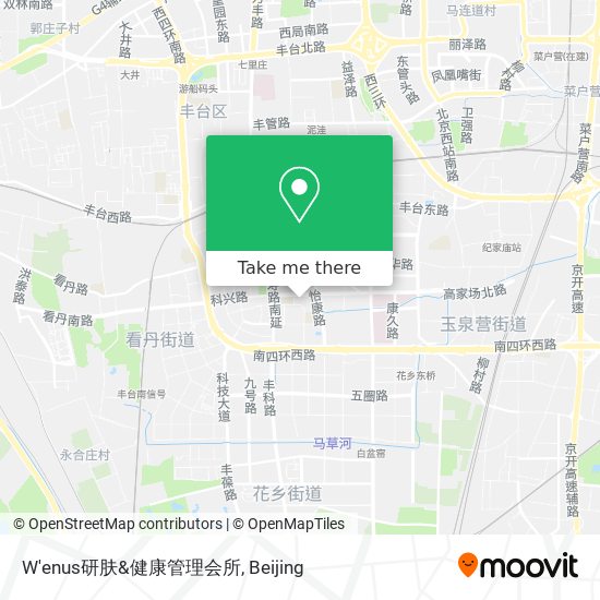 W'enus研肤&健康管理会所 map