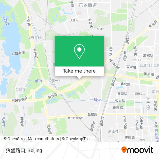 狼垡路口 map