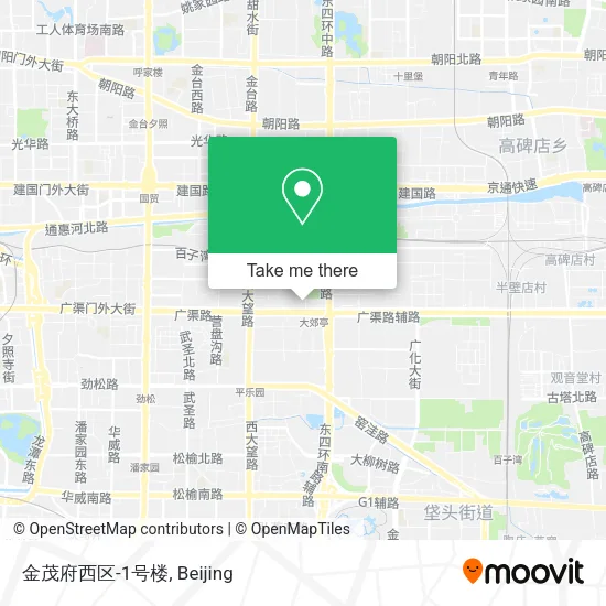 金茂府西区-1号楼 map
